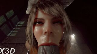 Sessho3D & X3D Tasty intense blowjob tasty mouth thirsty for semen swallowing sweet intense pleasure buttocks thirsty for