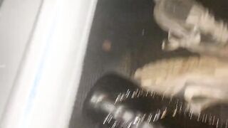 Cracky gets her nasty pussy out for a lift home