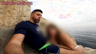 Fucking a Big Ass Spanish in Public with Sea View - Juliashadow009