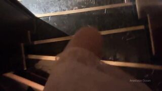Blowjob in public restaurant's restroom. Casual sex with stranger. Hotwife’s revelation. Ep. 2.