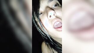 Cum Inside My Teen Best Friend's Tight Pussy At Night