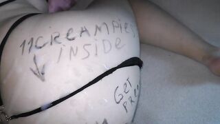 Found my slut-wife after BBC bareback gangbang – POV Roleplay