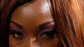 Most beautiful black pussy gets moist after seeing this cock!