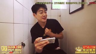 Picks Up Young Asian Slut in Public Toilet Blowjob And Huge Cum In Throat.